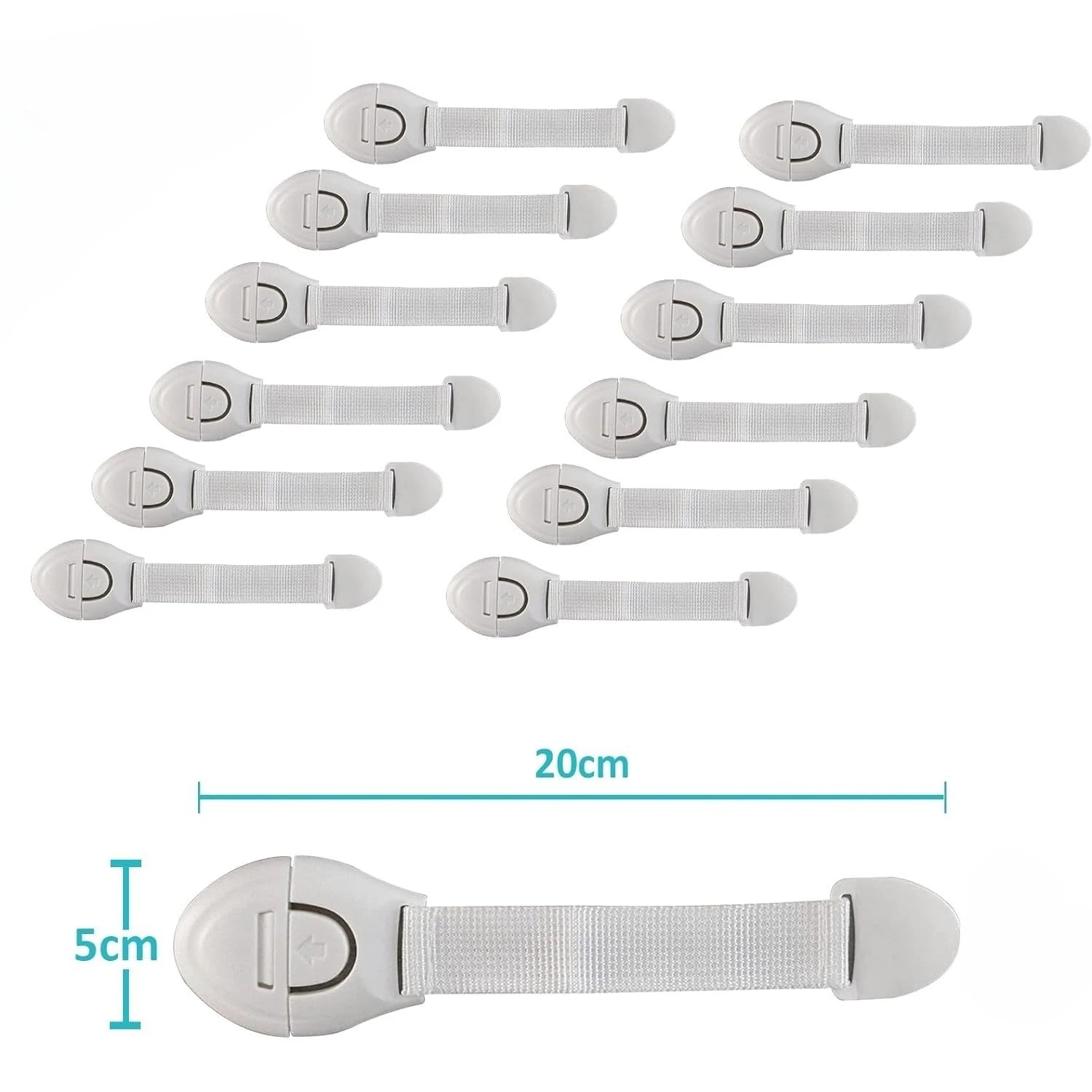 1/5/10-Pack Child Safety Cabinet Locks Baby & Pet Anti-theft Safety Protectors Plastic Drawer Door Lock Children & Baby Products