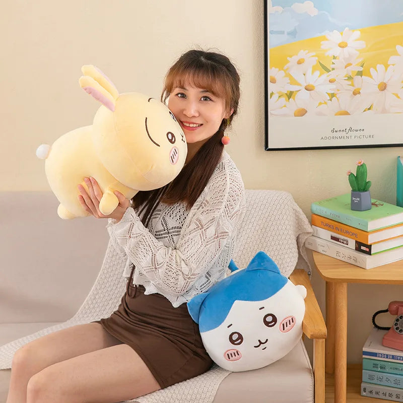 Plush Doll Hachiware Usagi Momonga Kawaii Anime Soft Pillow Toy 30CM Cute Rabbit Cat Hamster Gift for Kids Girls