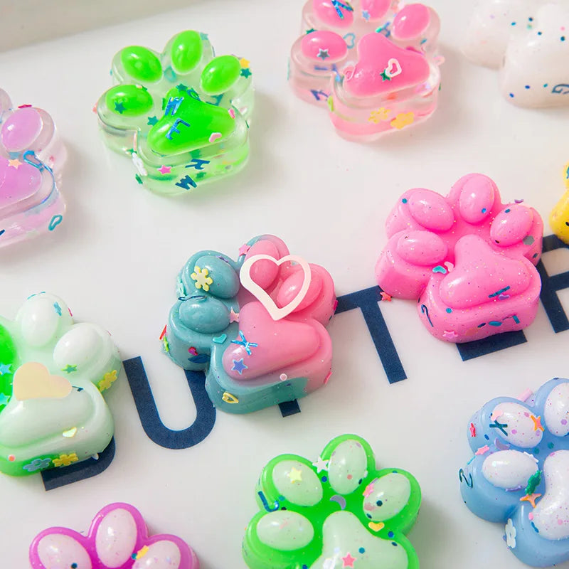 10/30/50pcs Cute Cat Claws Pinch Mini Fidget Toys Kids Birthday Party Favors Goodie Bag Pinata Fillers Christmas Easter Gifts
