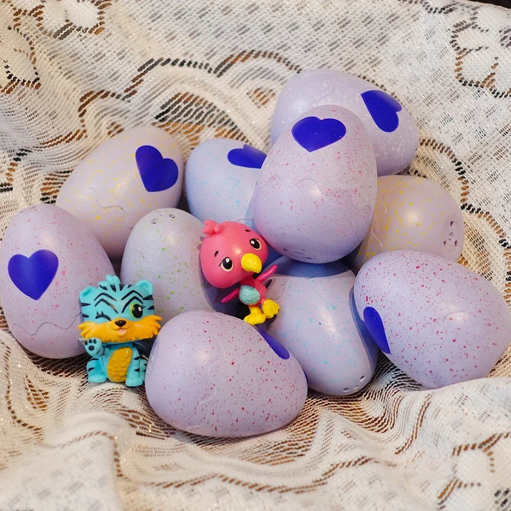 Hatching Animals Gashapon Capsule Toys Cute Pets Mini Figurines Dolls Surprise Eggs Birthday Christmas Gifts