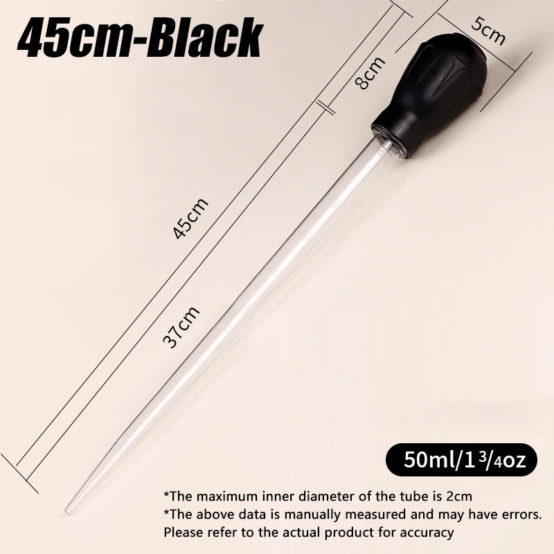 Lengthen Pipettes Cleaner Simple Cleaning Tool For Aquarium Water Changer Aquarium Siphon Fish Tank Vacuum Cleaner 29cm 45cm