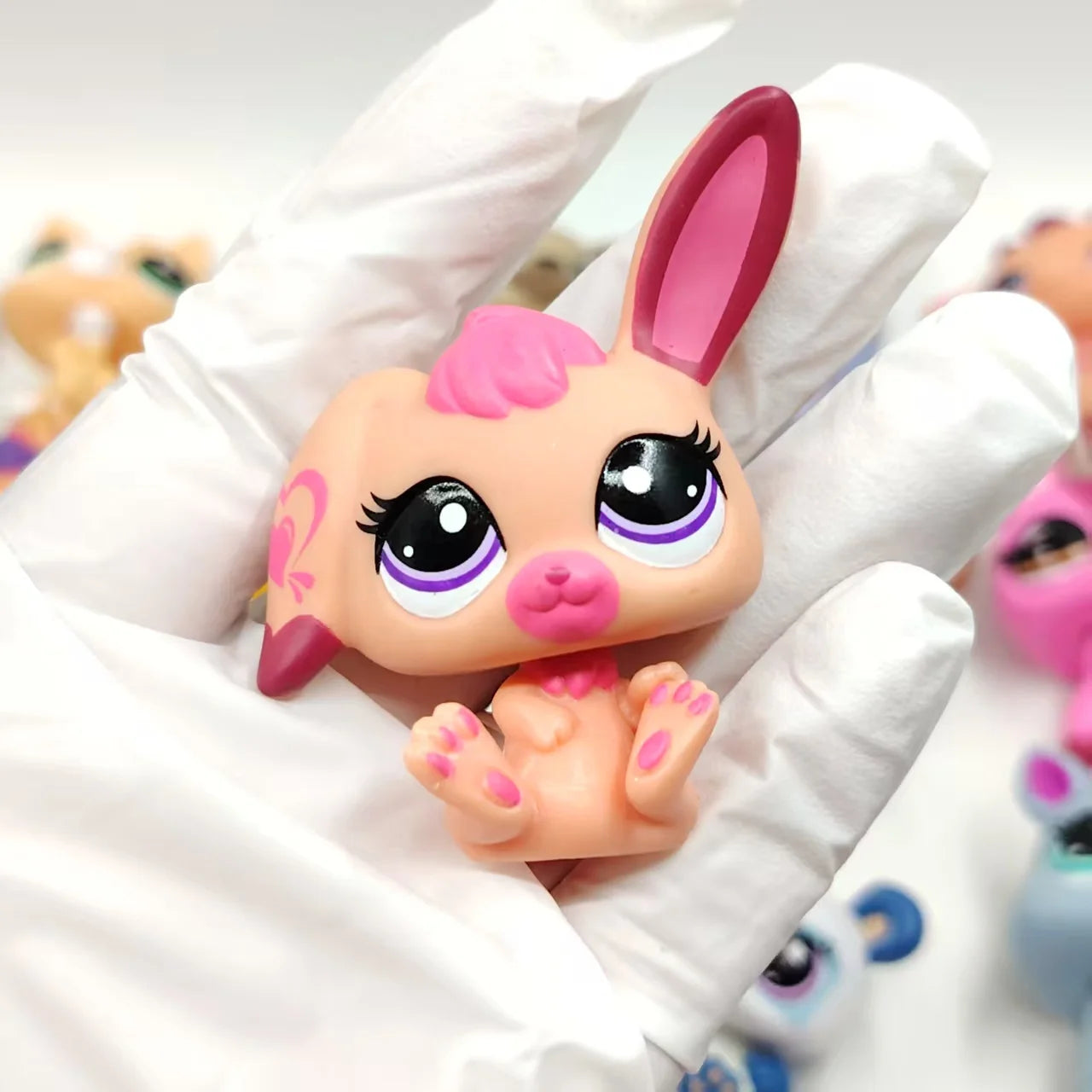 NEW LPS Pet Toys Cute Animal Can Shake Head Kitten Series 4 Original Collection Toys for Girls Christmas Birthday Gift