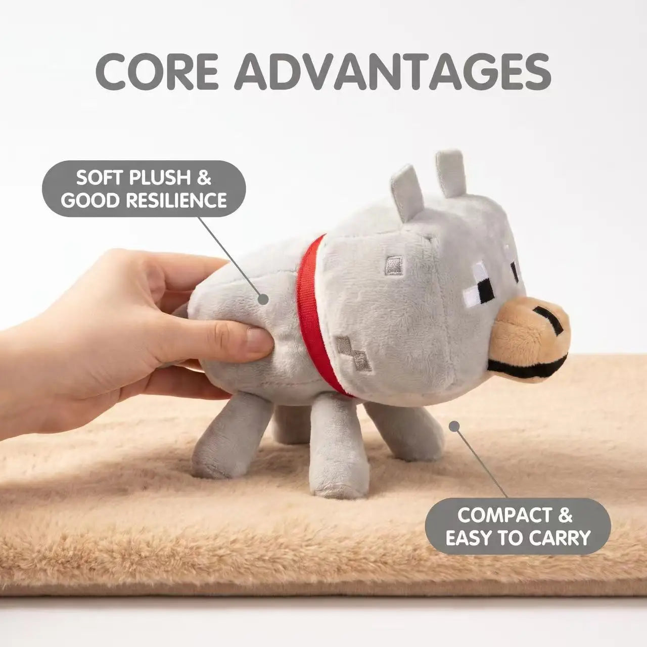 20cm Game Wolf Plush Stuffed Toys Wolf Plush Soft Animals Toy Doll Brinquedos for Kids Children Gifts