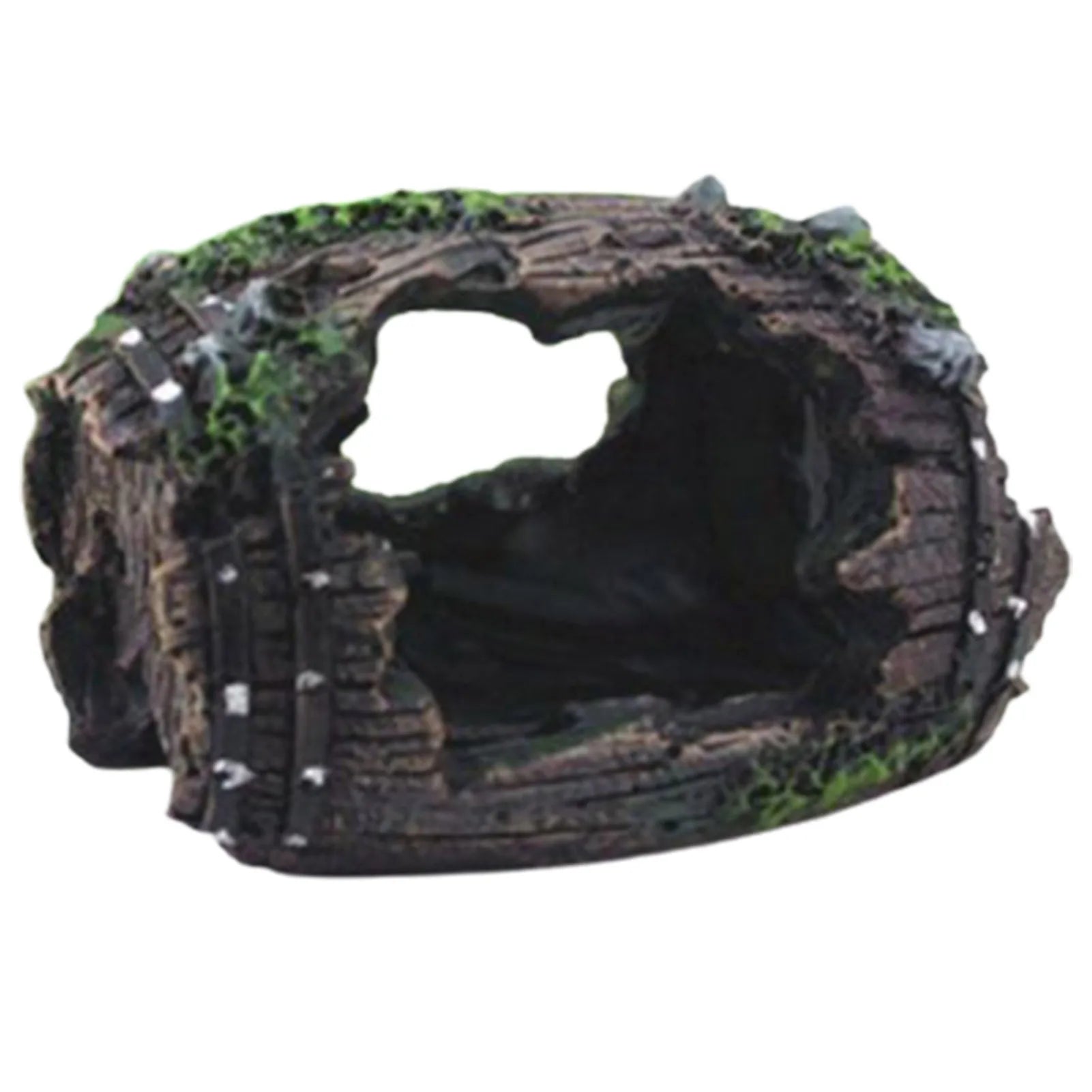 Aquarium Ornament Hollow Hole Log Tree Tunnel Cave Fish Tank Landscaping Decoration Aquatic Pet Accessories