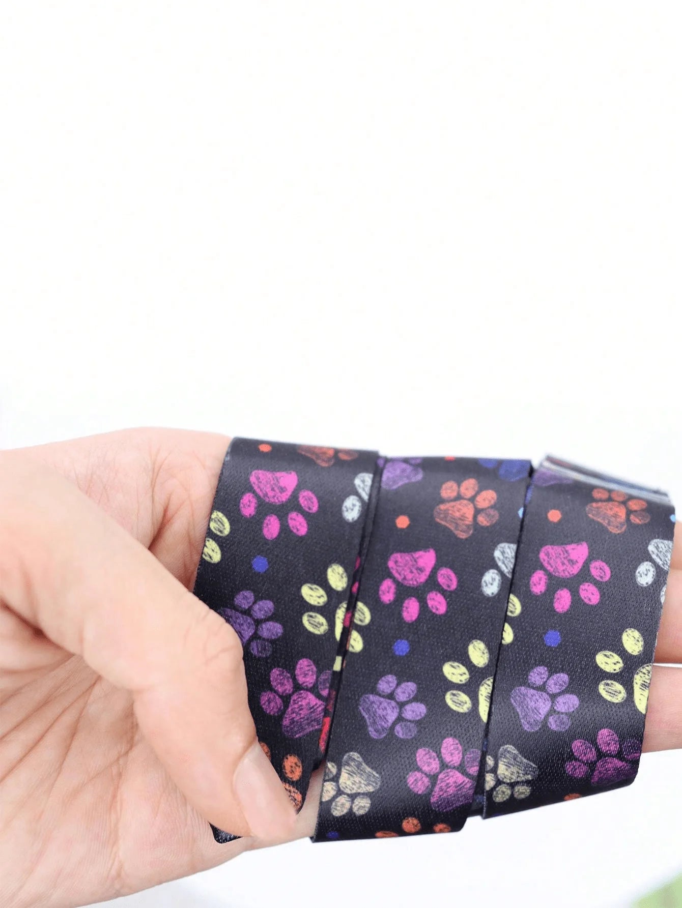 Mobile Phone Lanyard Colorful Dog Paws Neck Strap Keychain Lanyard for Credit ID Card Holder Keychain Key Ring Accessories