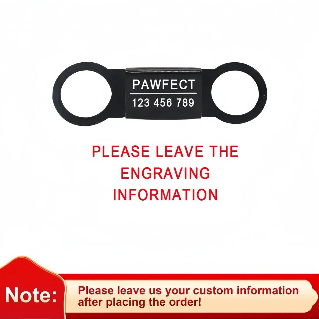 Custom Cat Dog ID Personalized Pet Collar Tag Engraving Charm Name Pendant Bone Necklace Puppy Stainless Steel Pet Accessories