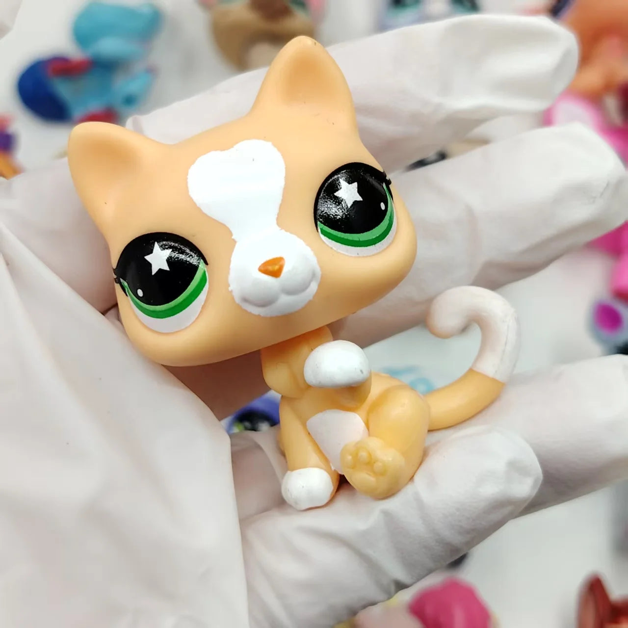 NEW LPS Pet Toys Cute Animal Can Shake Head Kitten Series 4 Original Collection Toys for Girls Christmas Birthday Gift