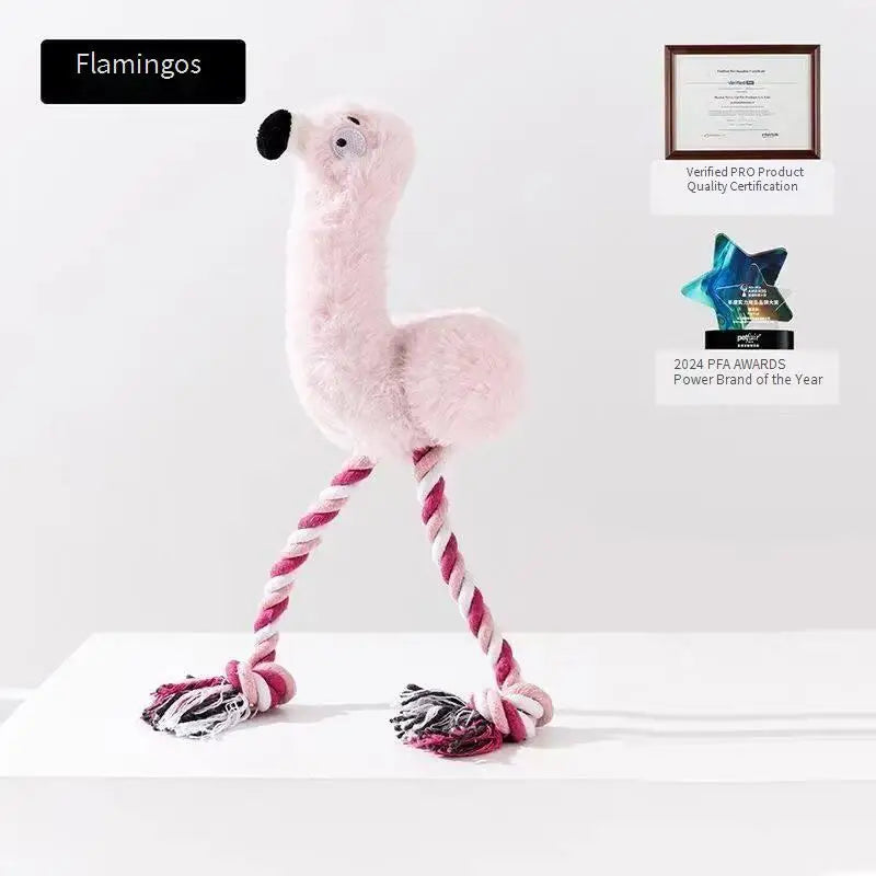 Pet Crocodile Chew Knotted Indestructible Plush Raw Dog Play Toy Cute Animal Rope Safe Puppy Tooth Chew Dog Tough Toys