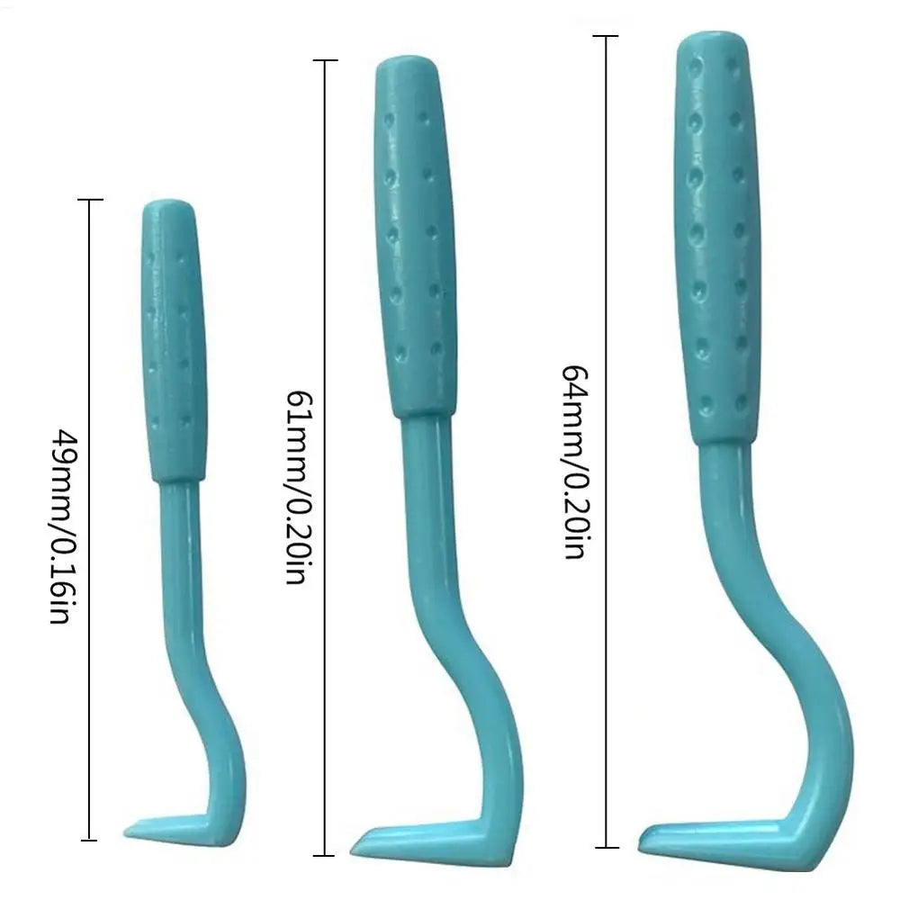 3pcs Flea Remover Hook Tick Removal Tweezer Ticks Pull Pet Cat Dog Accessaries Scratching Extractor