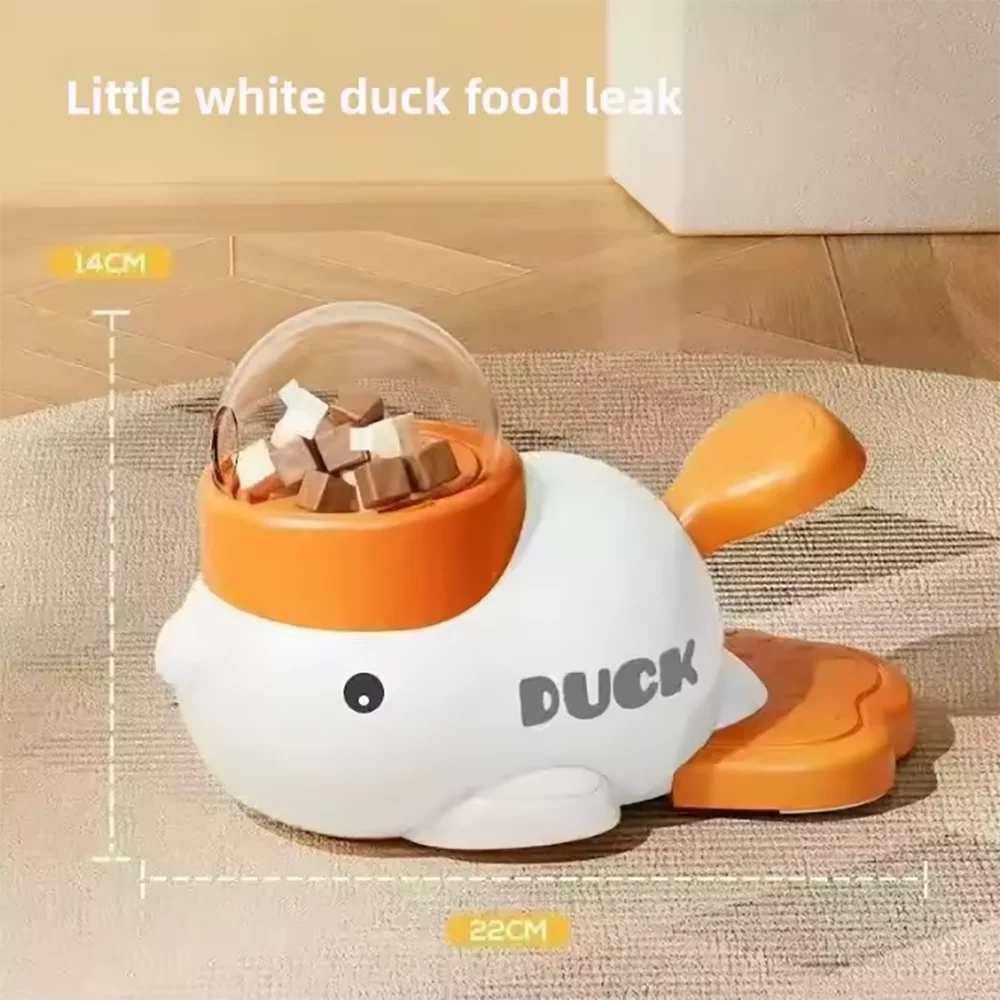 Little Yellow Duck Pet Leaking Device Pet Interactive Toys Educational Training Device Pet Feeding Device Puppy Leaking Toys
