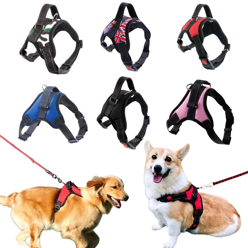 Small Medium Large Dog Harness Strong Harness Vest for Dogs Pet Shop Everything for Dogs Golden Retriever Chihuahua Accessories