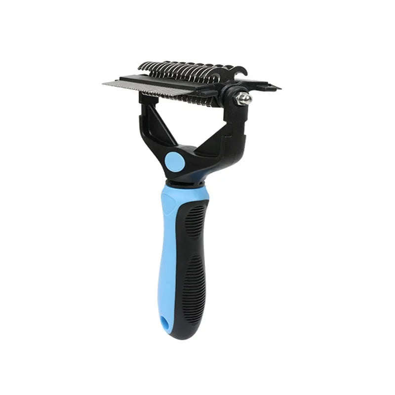 3‑In‑1 Pet Deshedding Brush, Dog Cat Fur Remover Knot Cutter Comb, Multifunctional Puppy Grooming Shedding Brush Pet Hair Care S
