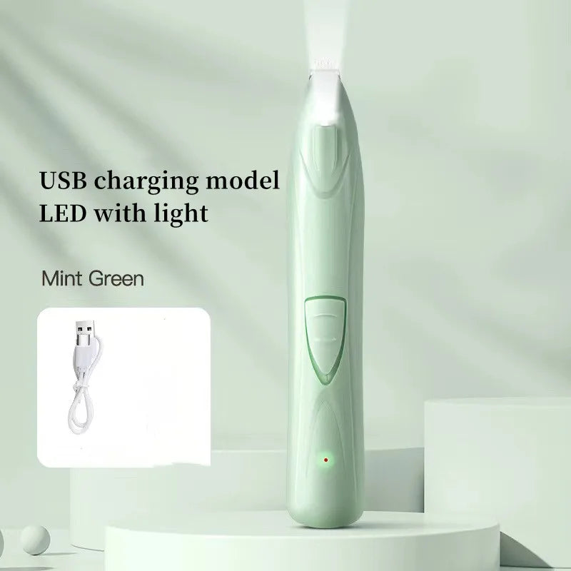 1pc Electric Pet Clippers Cats Dog Foot Hair Trimmer USB Charging Pet Paw Hair Clipper Shaver Grooming Machine Pets Products