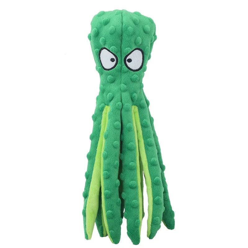 New Interactive Dogs Plush Toy Indoor Chewy Resistant Fleece Squeak Pet Play Product for Puppy Kitten Teeth Grinding