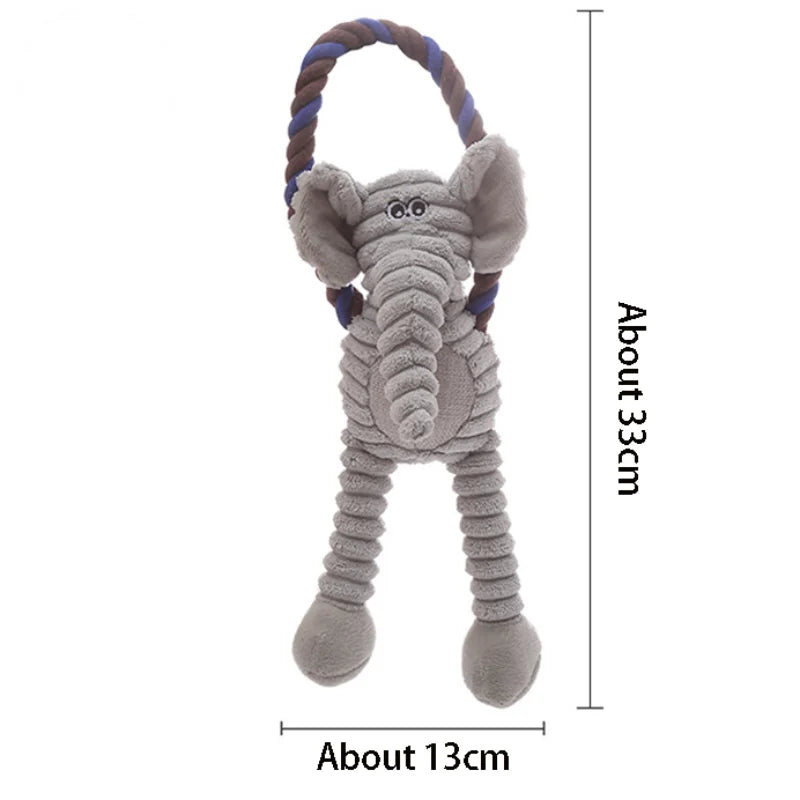 For Dogs Puppy Squeaker Squeaky Plush Bone Molar Dog Toy Pet Training Dog Accessories Fun Pet Toy Plush Chew Toy