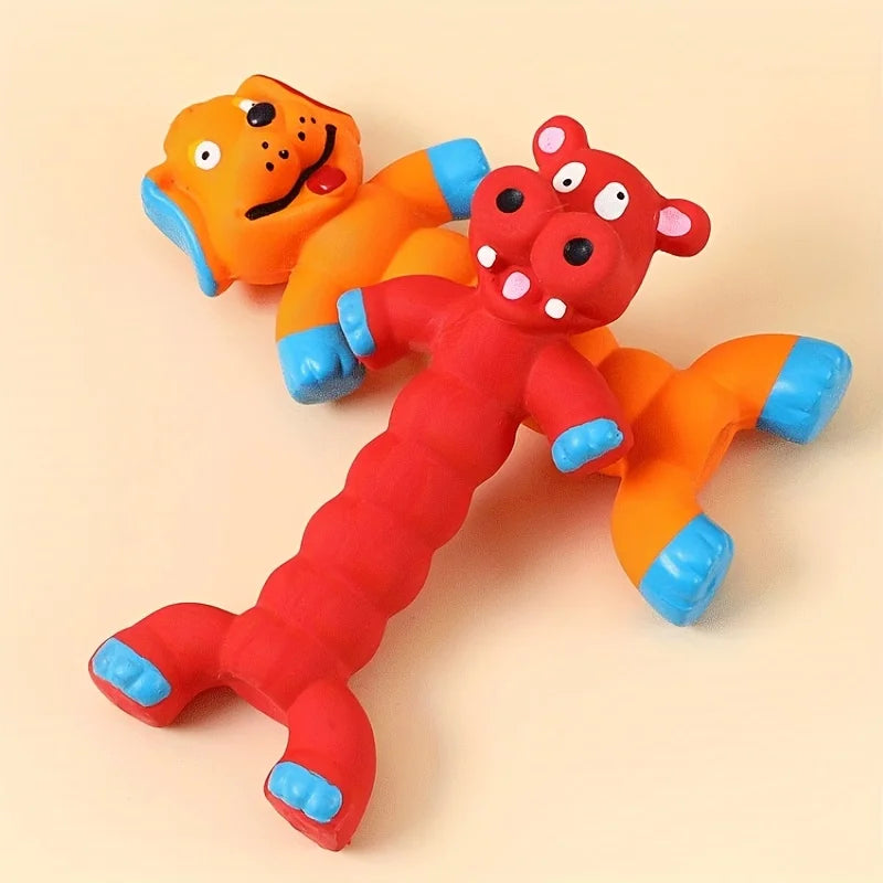 Durable Latex Chew Toy for Teeth Cleaning, All Breed Sizes, Pet Supplies for Boredom Relief, Interactive Play, Dog Chew Toys
