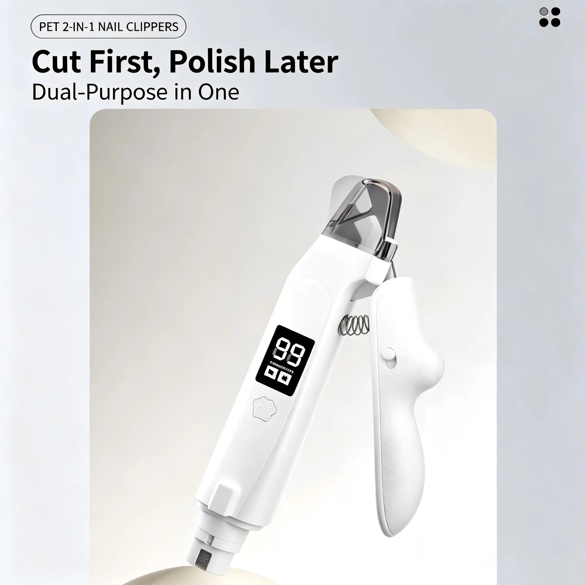 Big Guest Pet Nail Grinder Electric Manicure Clipper Nail Clipper Cat and Dog Grooming Cleaning Nail Clippers Pet Nail Clippers