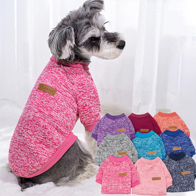 Winter Dog Clothes for Small Dogs Warm Dogs Chihuahua Coat Schnauzer Pug Clothing Sweatshirts Casual Dog Cat Clothing Pet Access