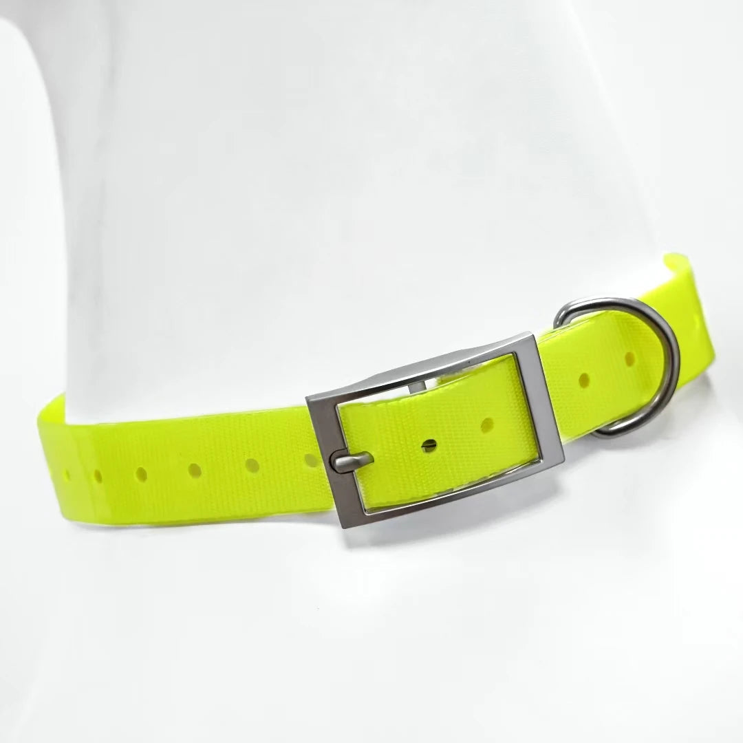 Hunting Dog Collar Non-Toxic TPU Waterproof Collar for Large Dogs Adjustable Durable Easy Clean Pet Training Accessory