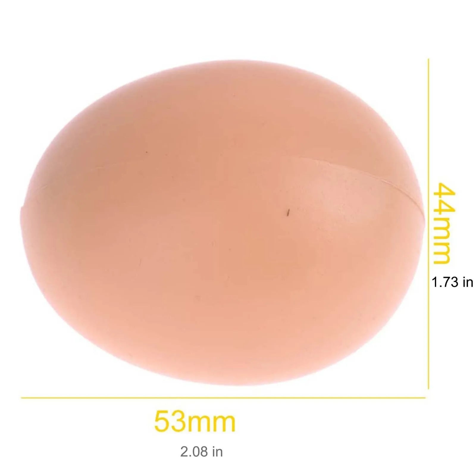 6/12/18/24pcs Plastic Eggs Chicken House Small Fake Eggs Farm Animal Supplies Cages Accessories Guide Chicken Nest Egg Painting