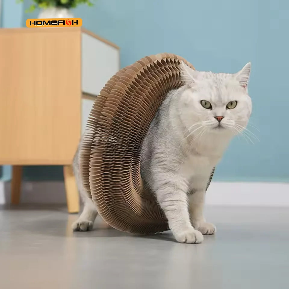 Organ cat scratching board nest wear-resistant and unbreakable cat toy self-entertainment corrugated paper claw grinding board