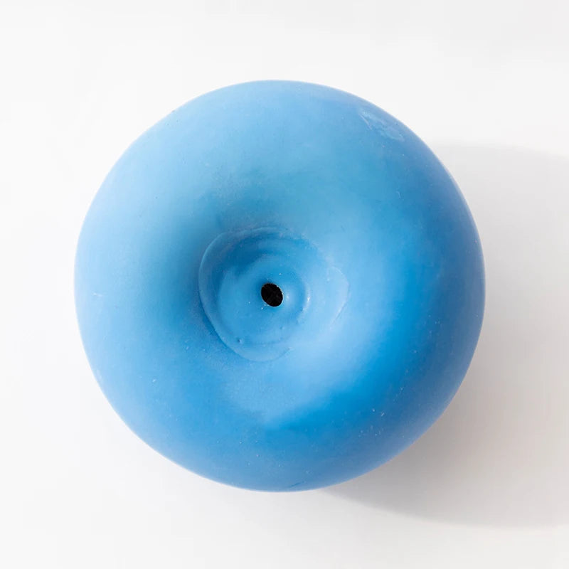 Durable Bite Resistant Squeaky Rubber Dog Chew Ball, Teeth Cleaning Sound Play Toy for Puppy Dog Dental Health