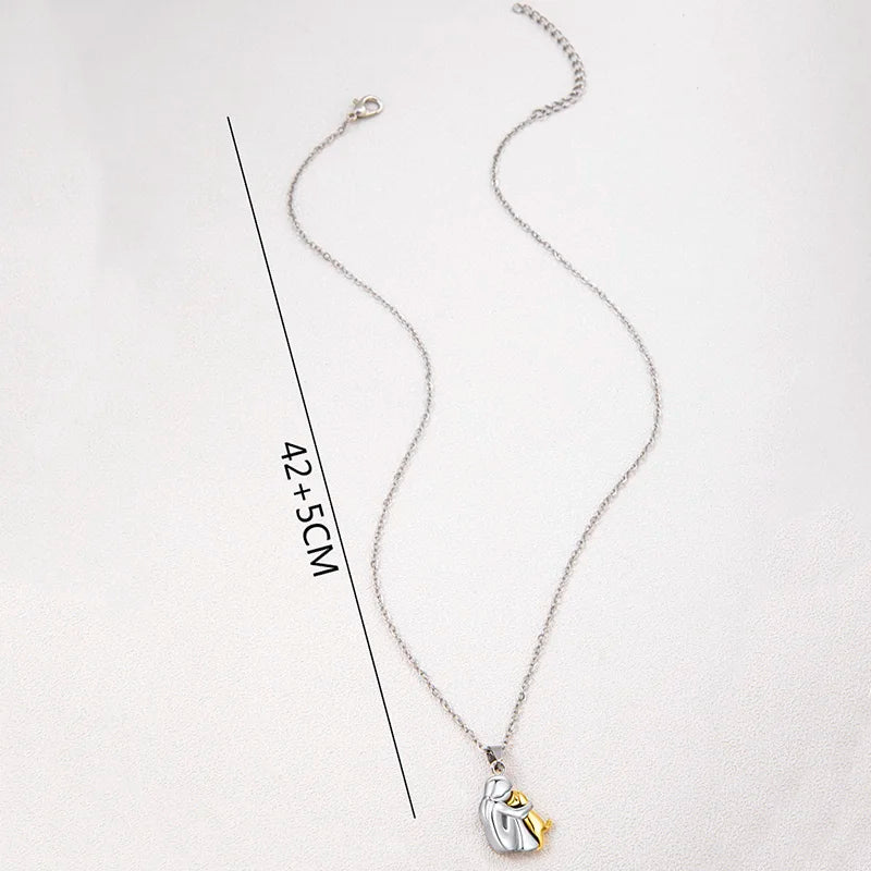 Trendy Black Dog Pendant Necklace For Women Puppy Dog Mom Necklaces Animal Pet Jewelry Accessories