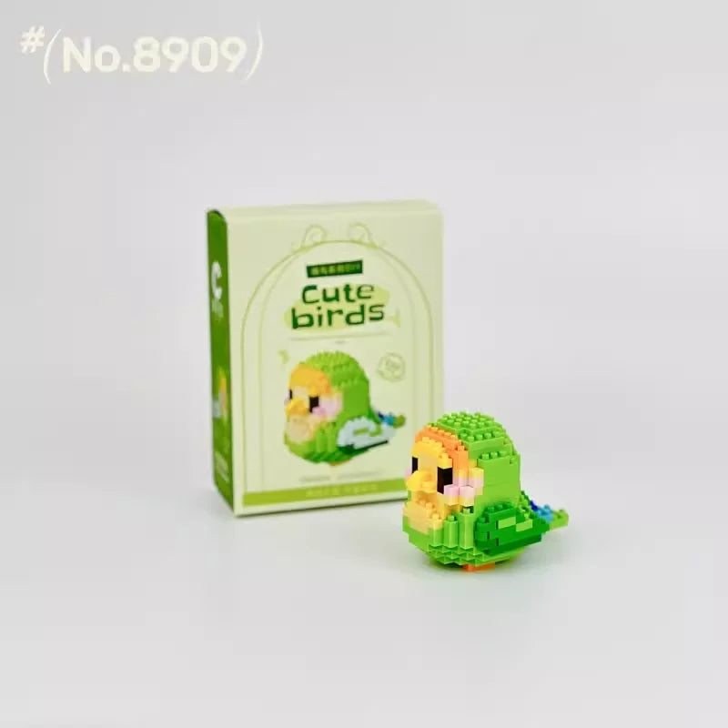 Moe Bird series building block toys assembly, table ornaments, children's educational toys, suitable for boys and girls Christma