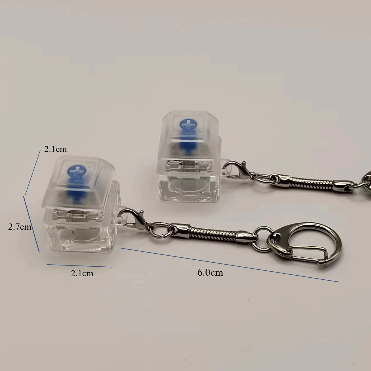 New Creative Personality Stress Relief Toy Cute Cat Paw Keyboard Key Chain Pendant Couple Bag Pendant Toy Gift