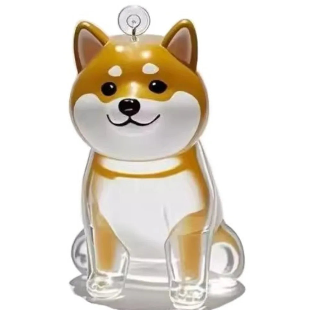 Transparent Dog Fur Storage Pendant Cute DIY Accessories Portable Souvenirs Keychain Fur Storage Capsule Pet Hair Container