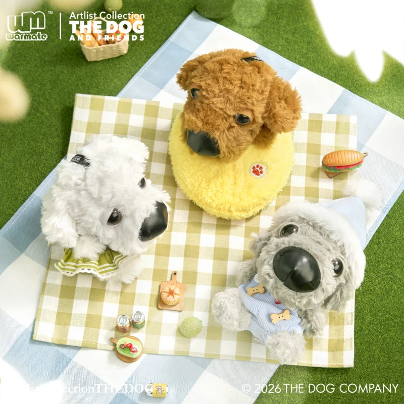Original Thedog Big Headed Dog Doggy Ootd Series Plush Pendant Blind Box Cute Trendy Play Toy Plush Doll Mystery Box Gift