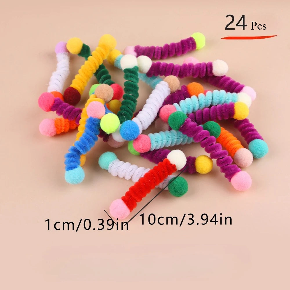 Two End Woolen Strips Kitten Playing Pet Accessories Cat Toys Interactive Pet Products