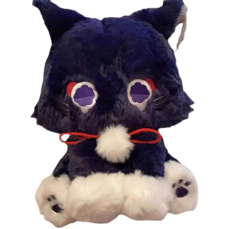23cm Anime Scaramouche Cat Cute Plush Doll Toys Genshin Impact Wanderer Pet Cosplay Stuffed Pillow Toy Festival Gift For Fans