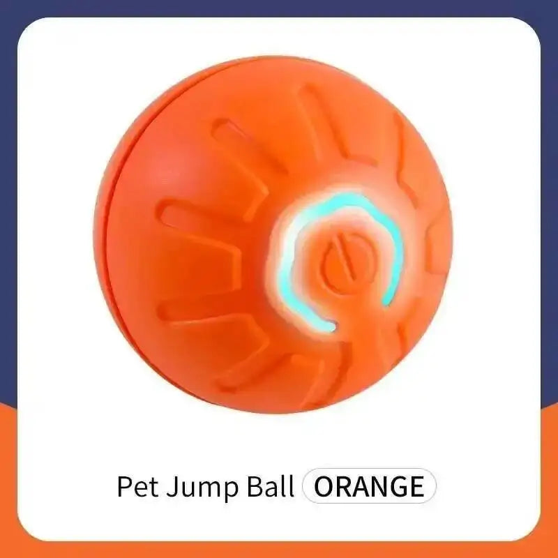 Smart Dog Interactive Toy Ball Electronic Pet Toy Ball USB Automatic Bouncing Rolling Toy Ball With RGB Lights Puppy Cat Product