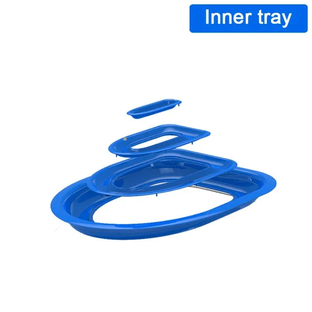 Reusable Cat Use Toilet Training Products Pet Cats Plastic Toilet Trainer Cat Toilet Training Kit Pets Litter Cleaning Tray Mat