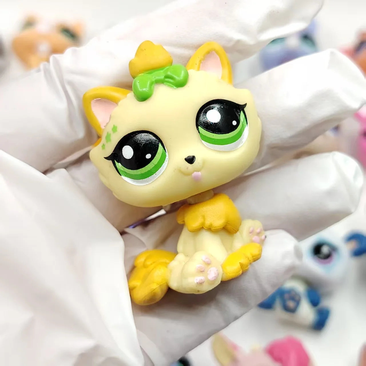 NEW LPS Pet Toys Cute Animal Can Shake Head Kitten Series 4 Original Collection Toys for Girls Christmas Birthday Gift