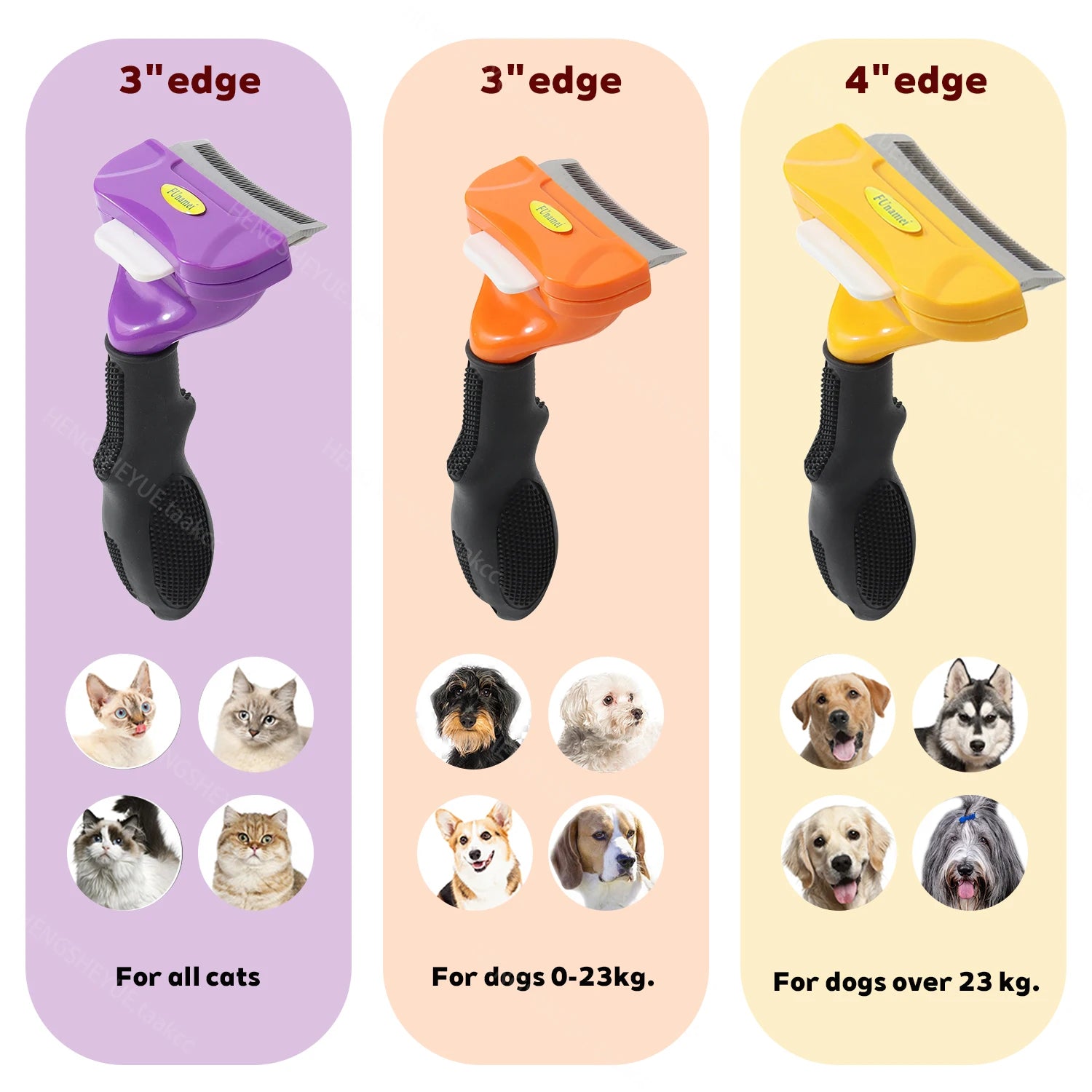 Cat Hair Removal Comb Cat Brush Pet Grooming Brush Dog Comb Cat Hair Massage Comb Cat Hair Remover Cleaning Grooming Cat Combs