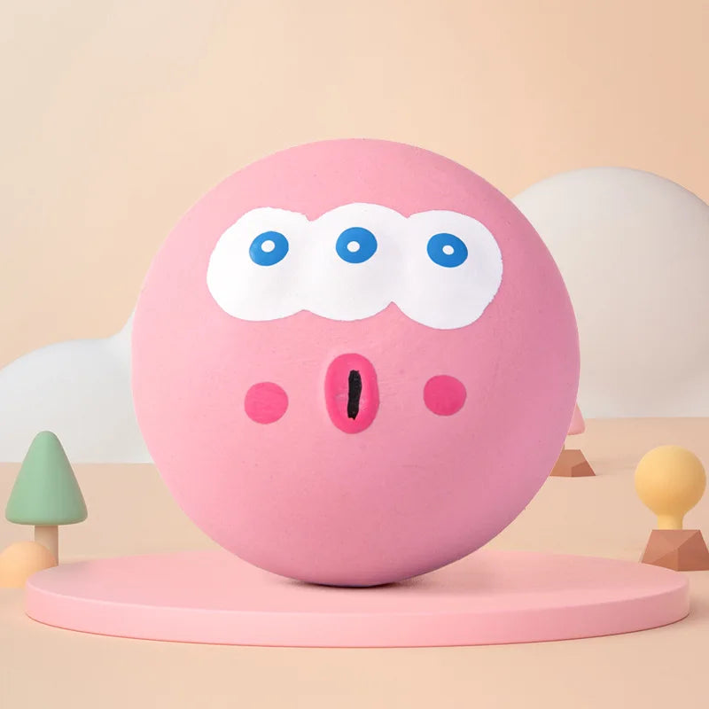 Pet Toy Ball Latex Sound Bite-Resistant Dog Toy Interactive Training Self-Hi Pet Products Puppy Dog Accessories