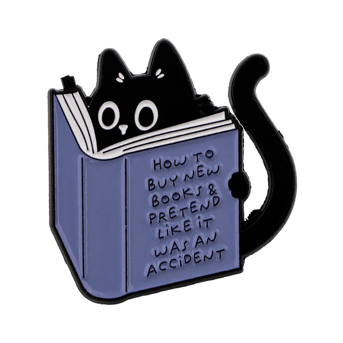 Cute Black Cat Enamel Pin Animal Brooch Pines Lapel Pins Badge on Backpack Clothing Accessories Witch Jewelry Halloween Gifts
