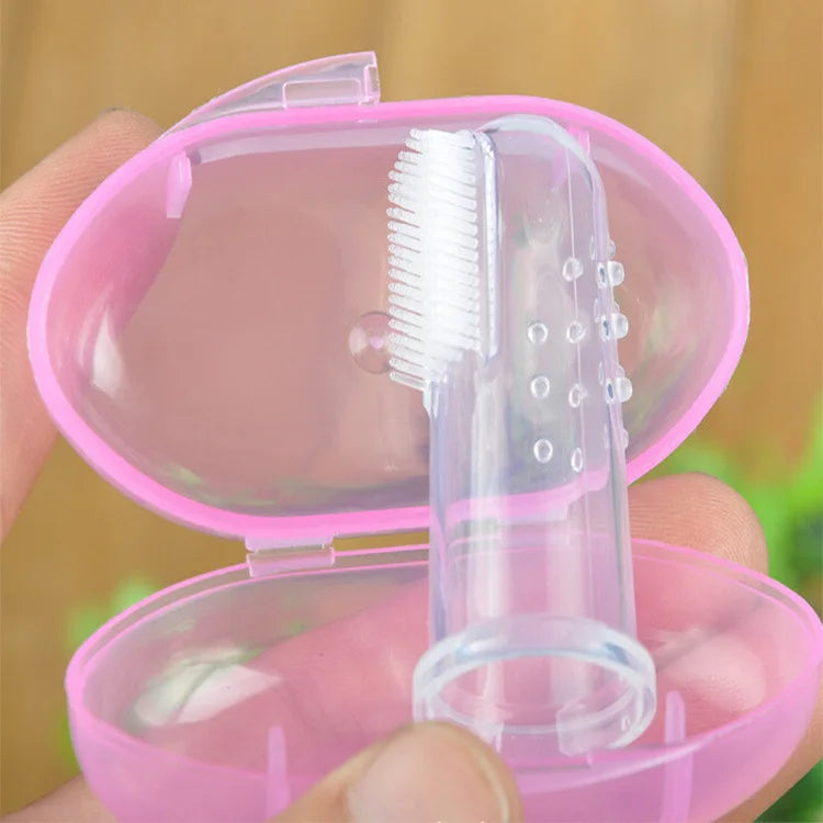 Super Soft Dog Toothbrushes Cleaning Finger Brush For Dog and Cat Grooming Nontoxic  Teethbrush  Dental Care Pet Products