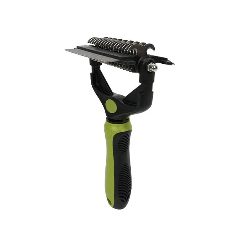 3‑In‑1 Pet Deshedding Brush, Dog Cat Fur Remover Knot Cutter Comb, Multifunctional Puppy Grooming Shedding Brush Pet Hair Care S