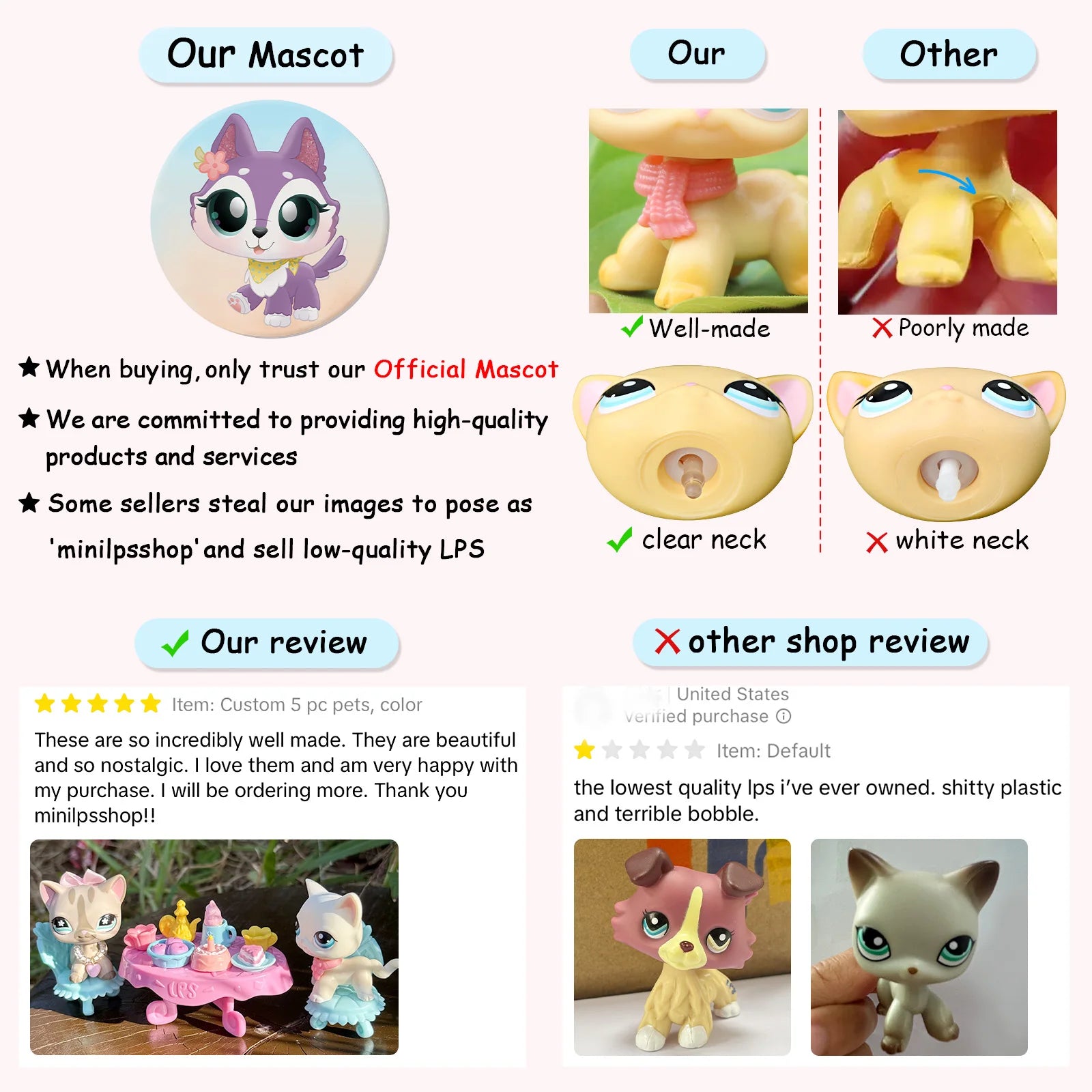 LPS Mini Pet Shop Pet Bobble Head Toy Rare Shorthair Cat with Accessories Collectible Gift for Child Cute Animal Toys