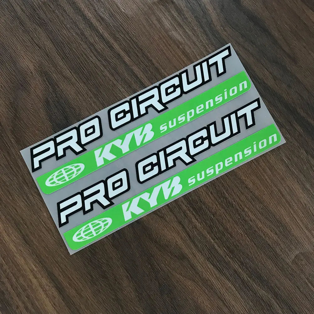 Reflective KYB Racing Suspension Shock Motorcycle Accessories Decal Sticker For Kawasaki Z900 MT07 Tmax Suzuki Benelli KTM Honda