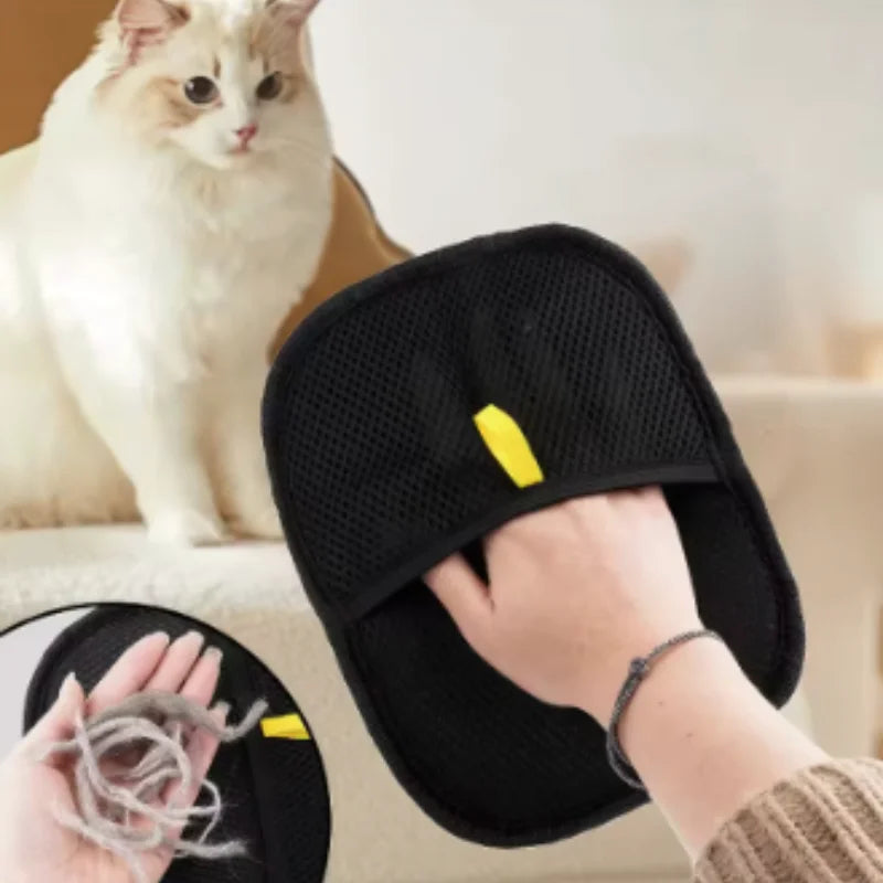 Pet Hair Remover Portable Washable Clothes Hair Dehairing Gloves Pet Cleaning Products Pet Accessories