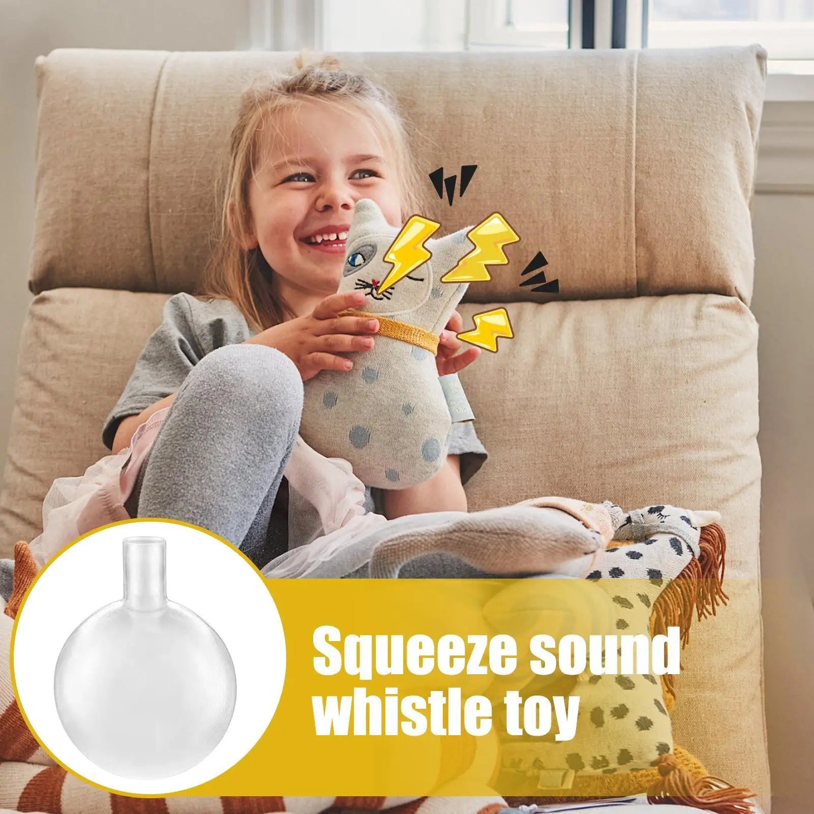 20pcs Squeakers for Dog Toys Squeakers Squeaky Pet Toy Accessories Doll Squeezing Sound Whistle Toy Squeakers Noise Maker
