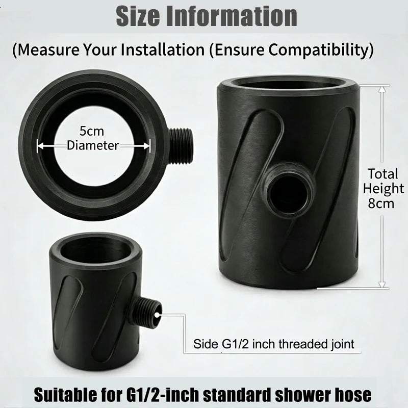 Multifunctional Men's Hygiene Shower Nozzle,Full Cleaning Massage Sprayer,2-in-1 Dog Cat Foot Wash Tool,Powerful Shower Head