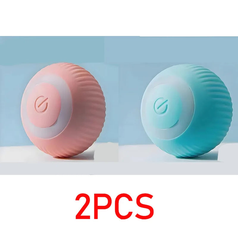 New Interactive Cat Ball Automatic Indoor Cat Toy Electric Roll Ball Cat Games MWJ01