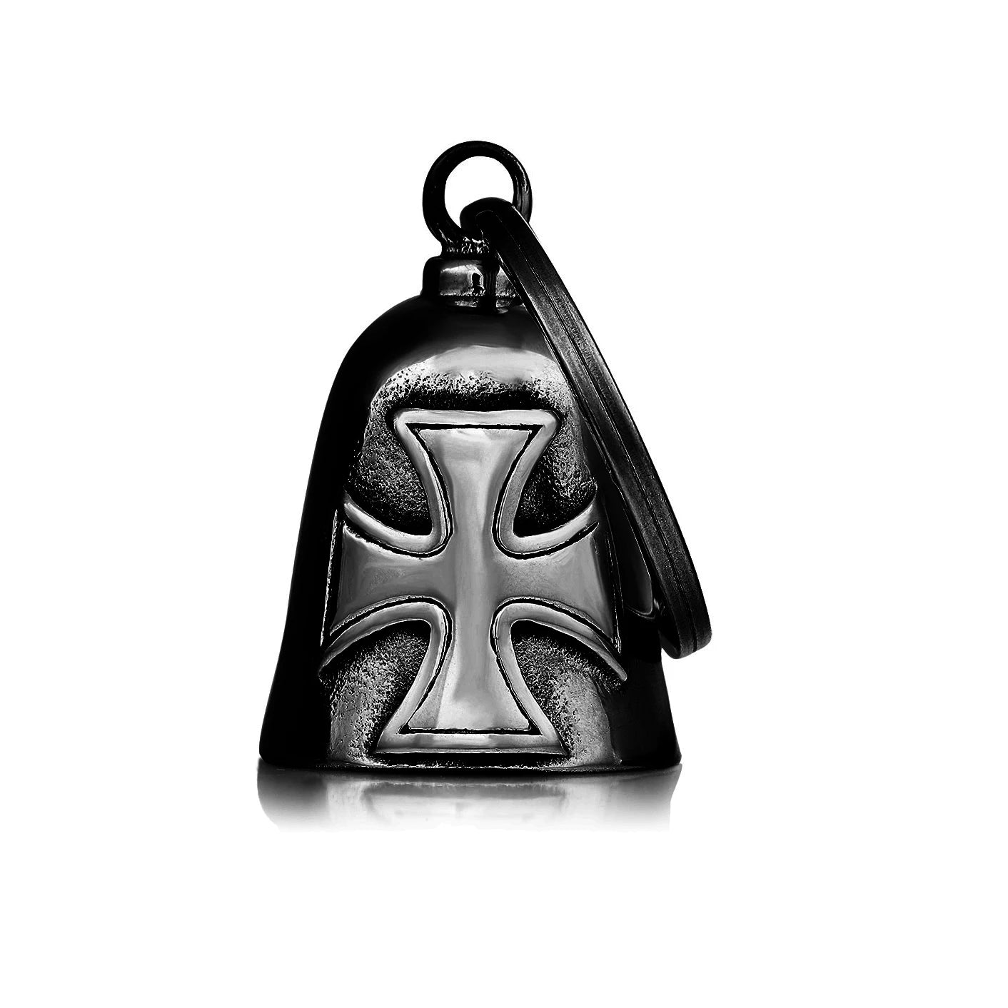 Motorcycle Guardian Bell Key Chain for Riders,Stainless Steel Biker Bells Accessories & Live To Ride for Luck