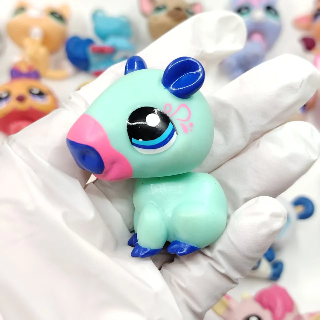 NEW LPS Pet Toys Cute Animal Can Shake Head Kitten Series 4 Original Collection Toys for Girls Christmas Birthday Gift