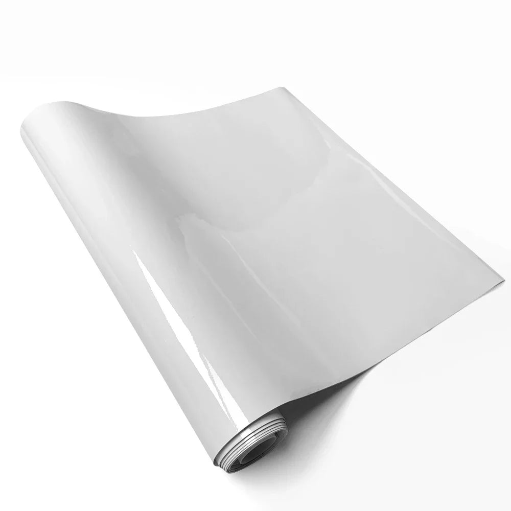 Car Wrapping Vinyl Film Arctic White PET Car Sticker Bubble Free Film DIY Decal Auto Accessories Exterior Interior Decoration